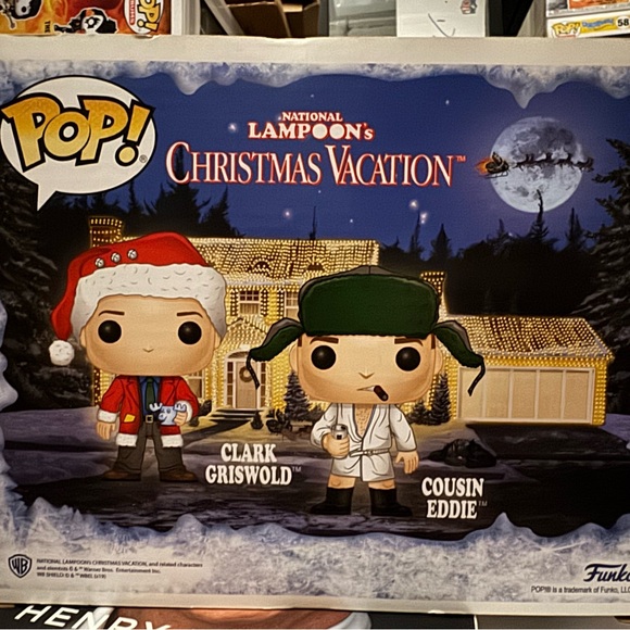 Clark griswold and cousin eddie 2 pack funko pop